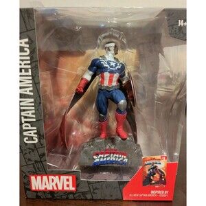 McFarlane Toys Marvel - Captain America Issue #1  Posed 1:10 Figure + Scene